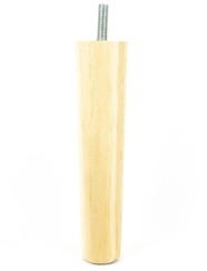Tapered Round Wooden Leg 230mm 5/16